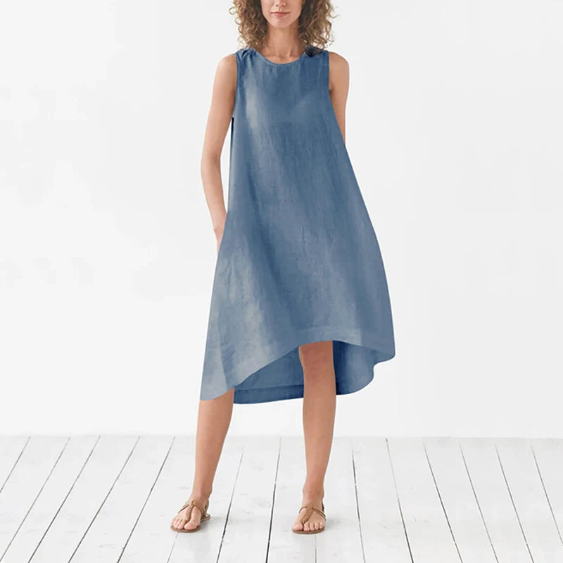 Linen beach dress