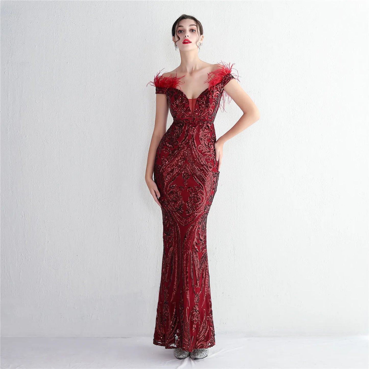 Sequin Evening Dress