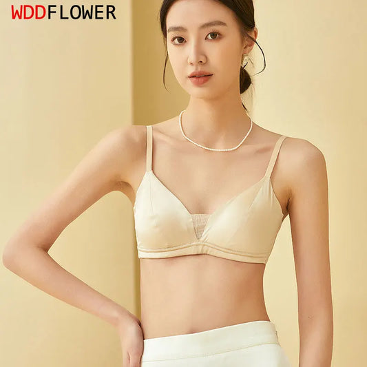 Silk Bra 93% Mulberry Silk 7% Spandex Charmeuse