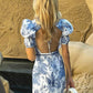 Summer Slim Print Dress