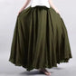 Cotton Linen Women Skirts Maxi Elegant