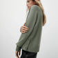 Ethereal  MD 2023  winter new style of Women's casual side button-down wool-blend top knitwear