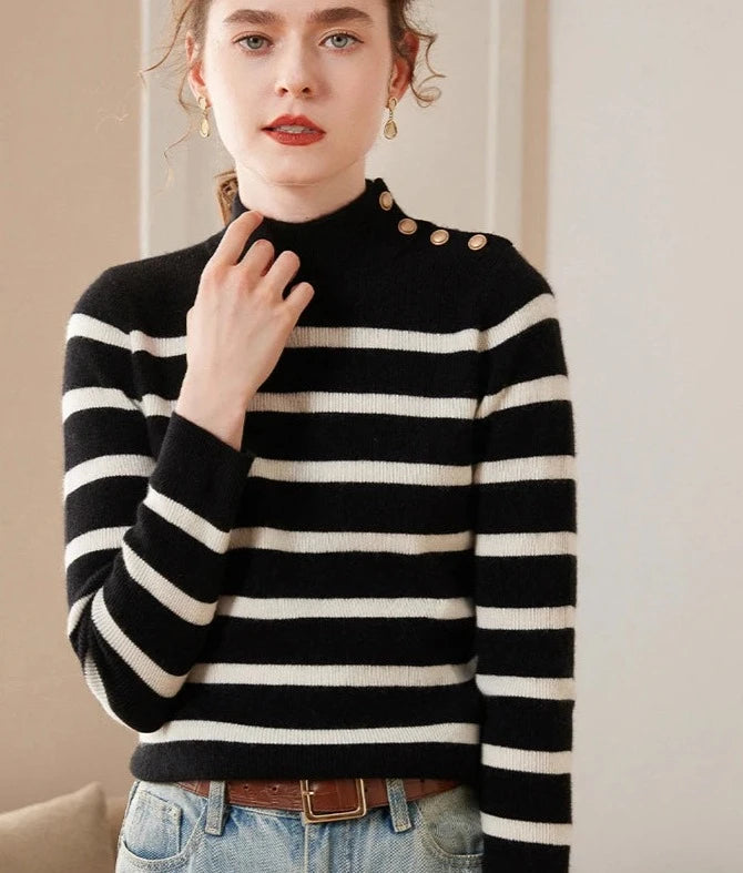 Pure cashmere knitted pullovers