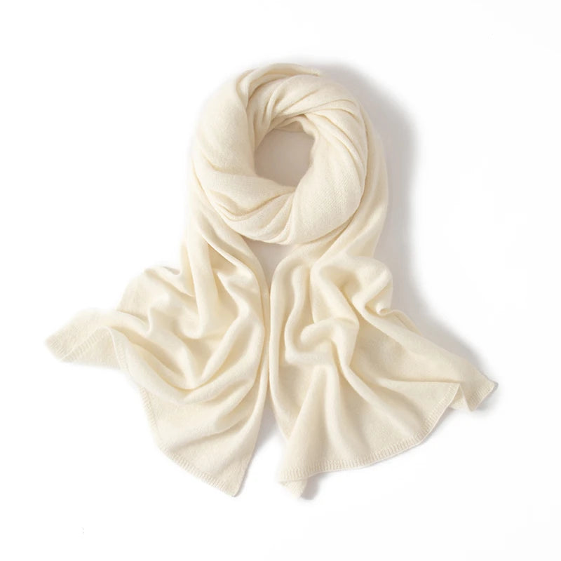 100% Cashmere Knitted Scarf