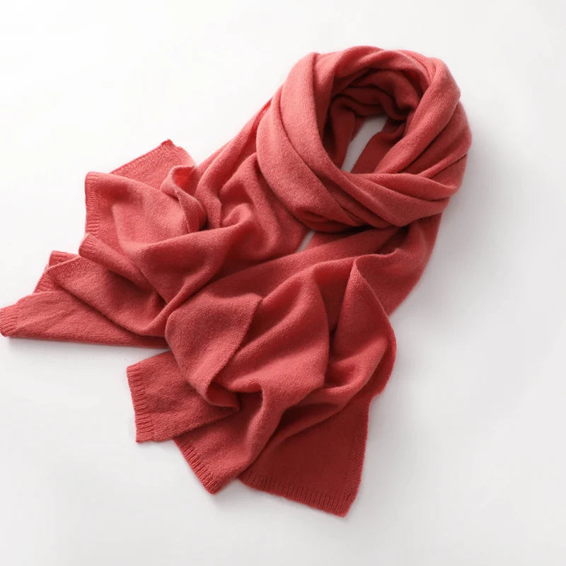 100% Cashmere Knitted Scarf