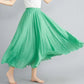 Cotton Linen Women Skirts Maxi Elegant