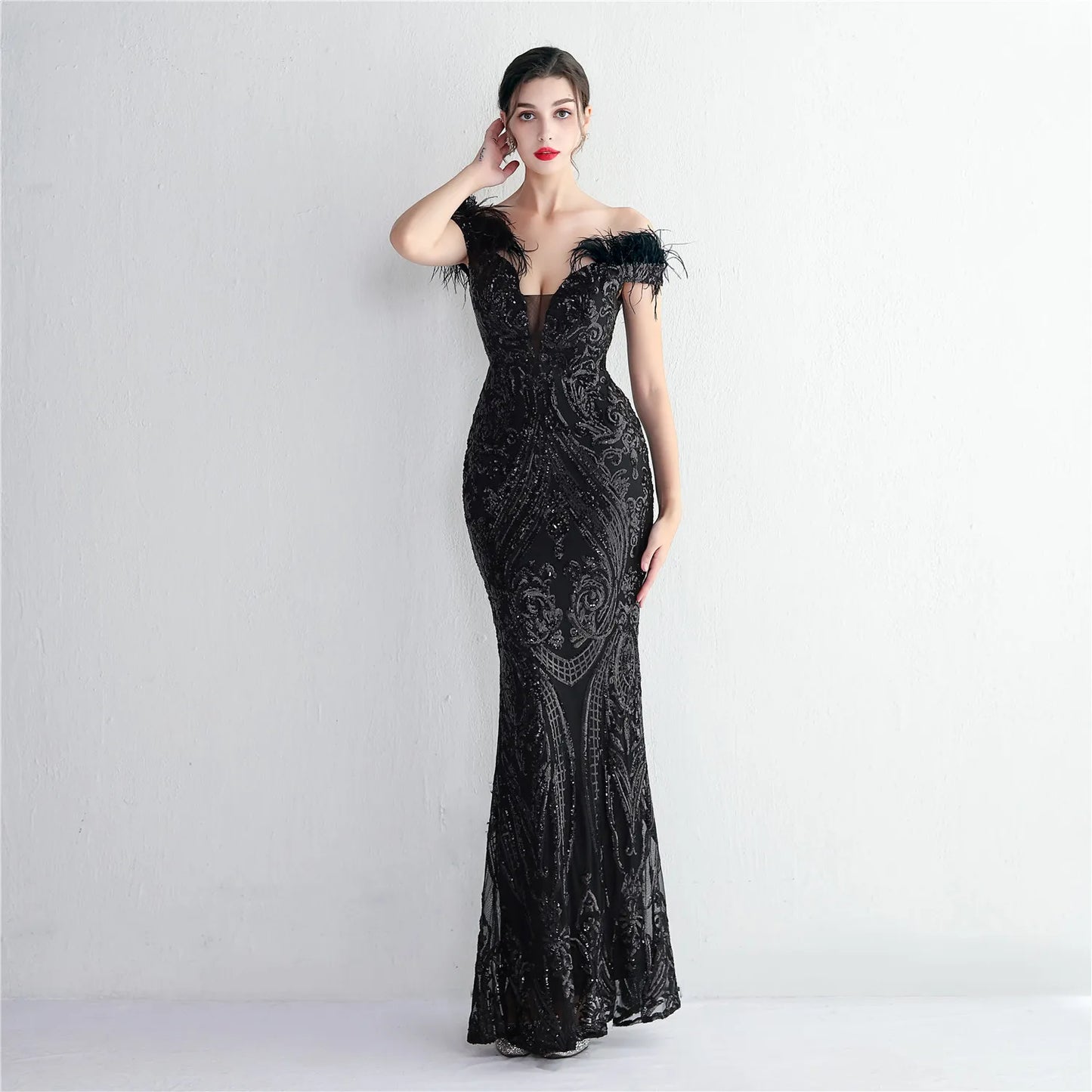 Sequin Evening Dress