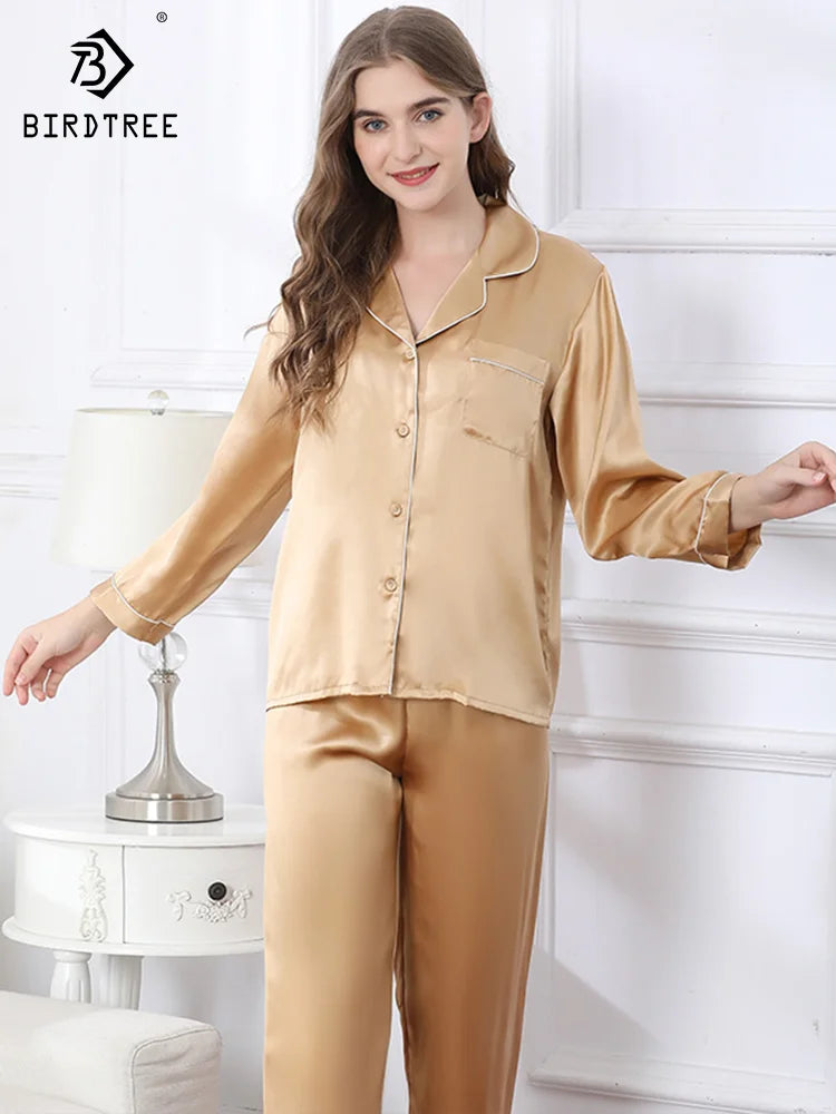 100% Silk Pyjamas Set