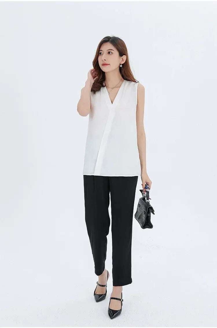 Real Silk Heavyweight Sleeveless Shirt