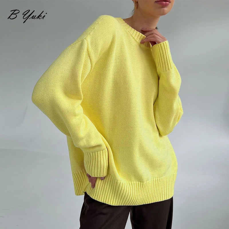 Oversized Knitted Cashmere Pullover