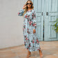 Casual long sleeve maxi dress