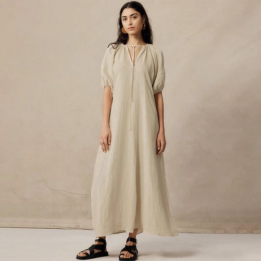 Minimalist cotton dress