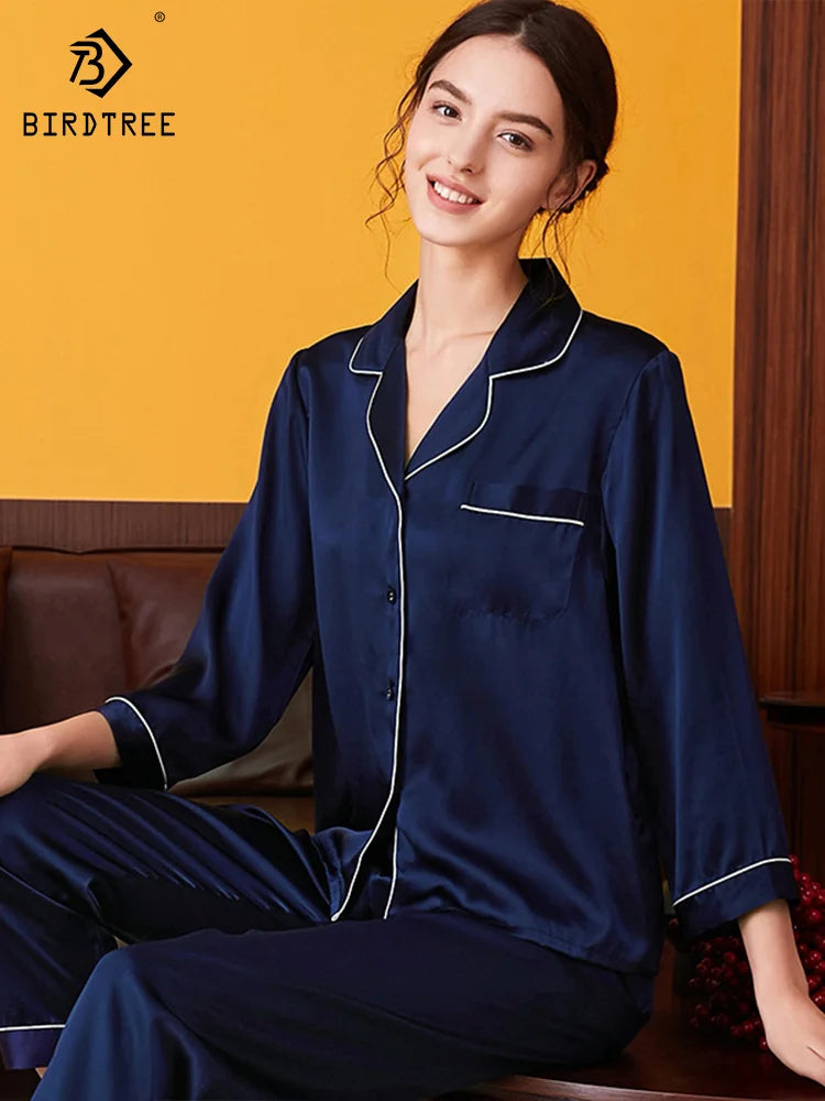 100% Silk Pyjamas Set