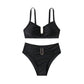 Push Up Bikini Set Swimsuit Women Two Pieces High Waist Backless Swimwear Women Summer Bathing Suits