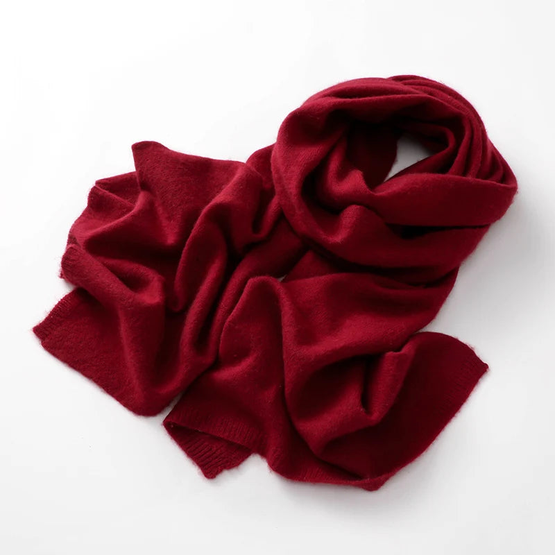 100% Cashmere Knitted Scarf