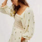 Floral Embroidery Maxi Dress Spring Autumn Long Sleeve Loose Boho Women Ruffles Casual Holiday Tiered Ladies Dresses