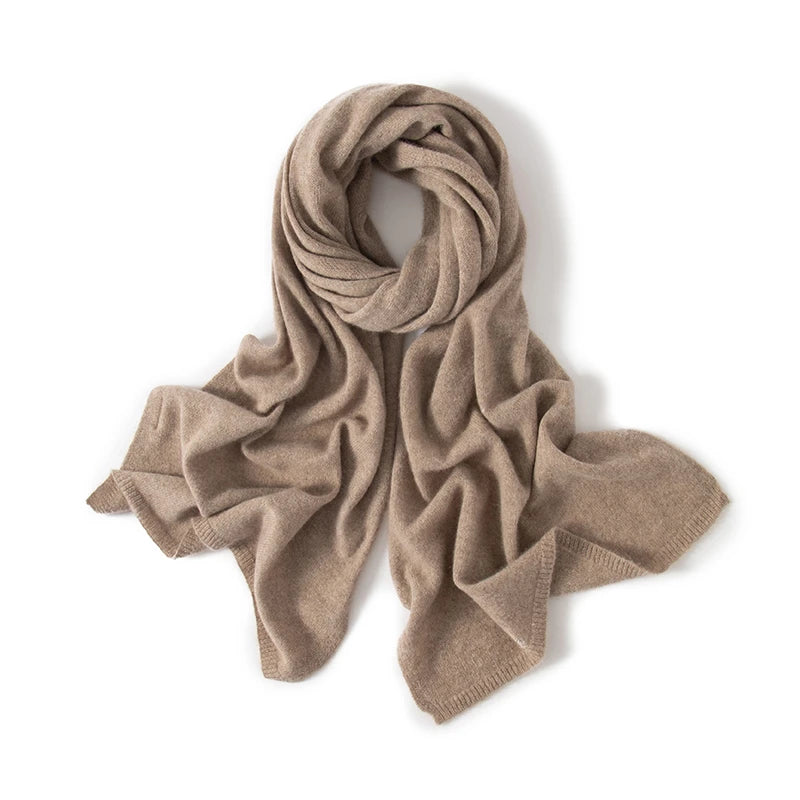 100% Cashmere Knitted Scarf