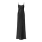 Slim Long Straps Pure Silk Dress