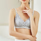 100% Mulberry Silk Lace Bra Wire Free