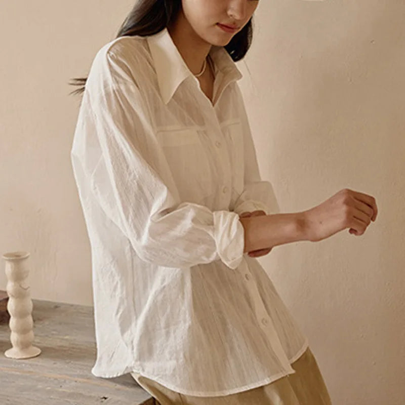 Cotton white shirt