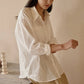 Organic cotton white shirt