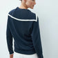 Ethereal MD 2024  new style of Women's sailor collar stylish casual top knitwear