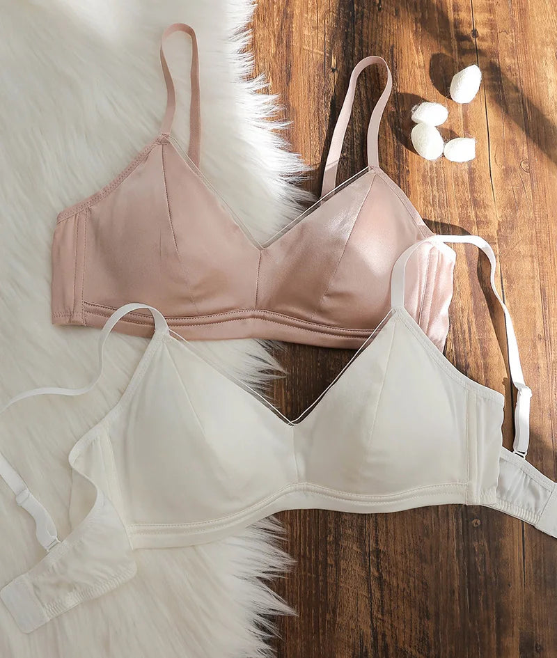 Mulberry Silk Bralette