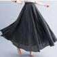 Cotton Linen Women Skirts Maxi Elegant