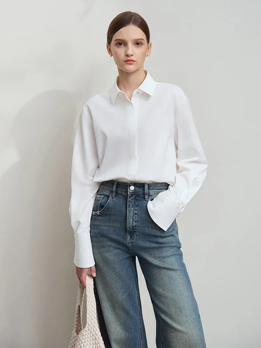 Minimalist Solid Blouse