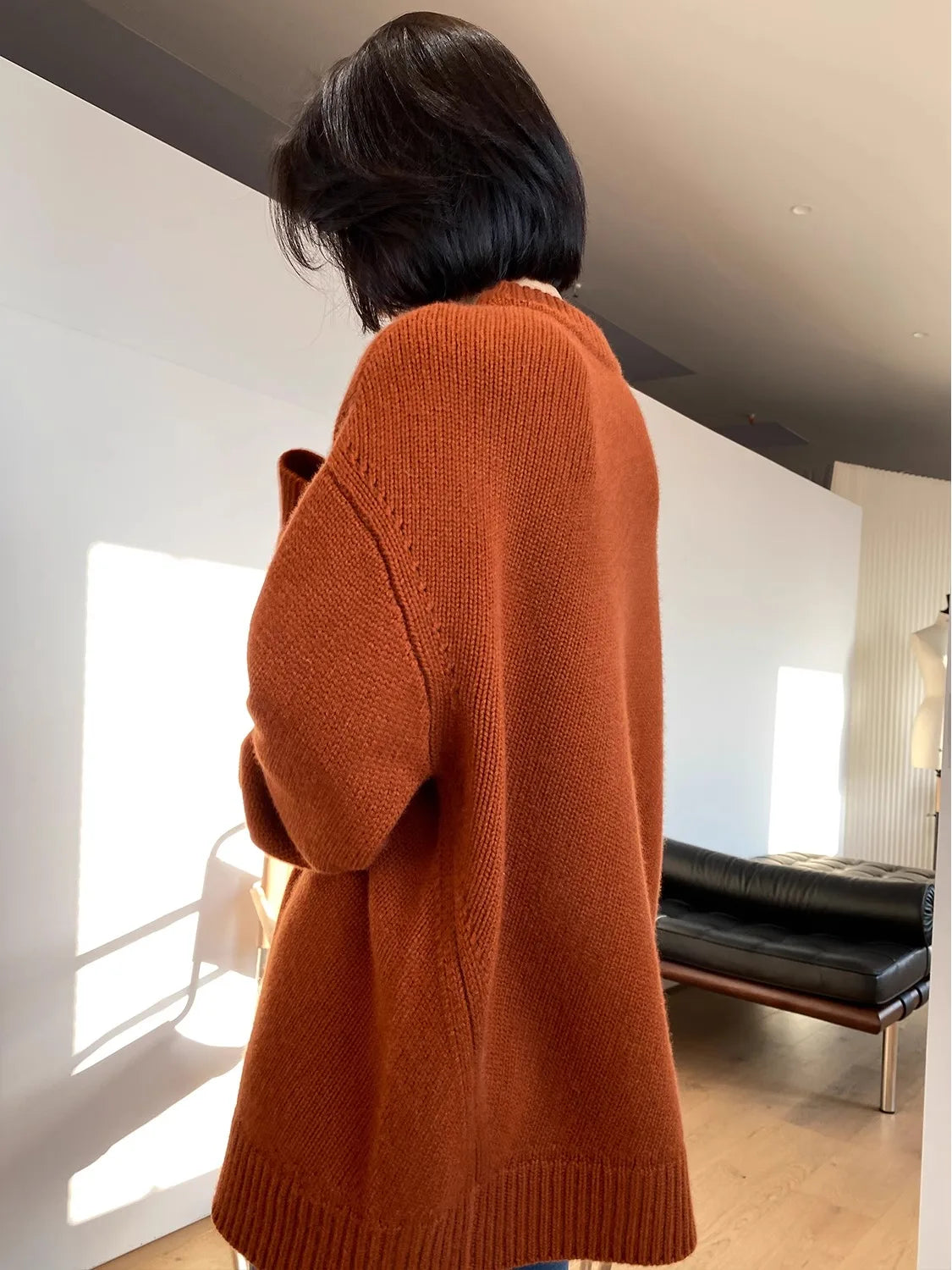 Oversized cashmere pullover