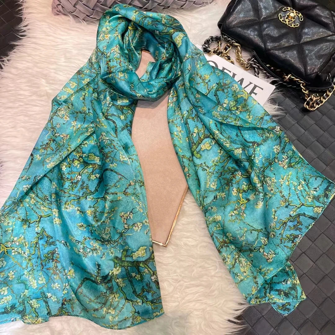 Mulberry silk scarf