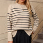 Stripe Cashmere Sweater