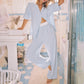 Women Striped 2 Piece Pyjama Set