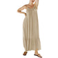 Muslin 100% Cotton Summer Dress Woman 2023 Trendy Sexy Sleeveless Ruched Long Maxi Party Dresses Chic Sundress