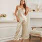 Women's Pyjamas Fashion Silk Pyjamas for Women  Sleepwear Pyjamas Silk Satin Cami Top and Shorts Pajamas for Women