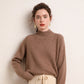 WinvyNee Women Cashmere Wool Beige Sweaters Crew Neck Casual Solid Outerwears Knitted Pullover Jumpers Clothing Winter A1044021