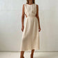 Holiday long Dress Woman 100% Cotton Loose splicing Summer sleeveless Dress Casual Lady Dress 2023