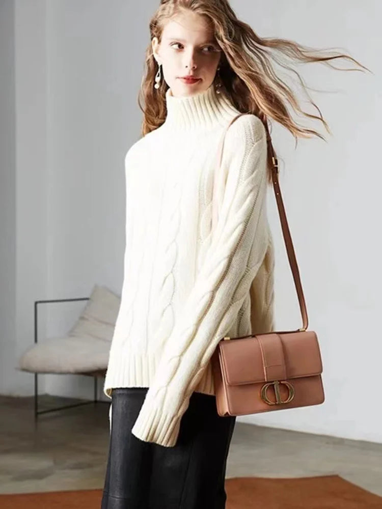 Loose-fit cashmere jumper