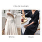 TFETTERS Brand Cardigan Women Long Shirt 2024 Spring and Autumn Long Sleeve Maxi Dress Cotton and Linen White Dress for Women