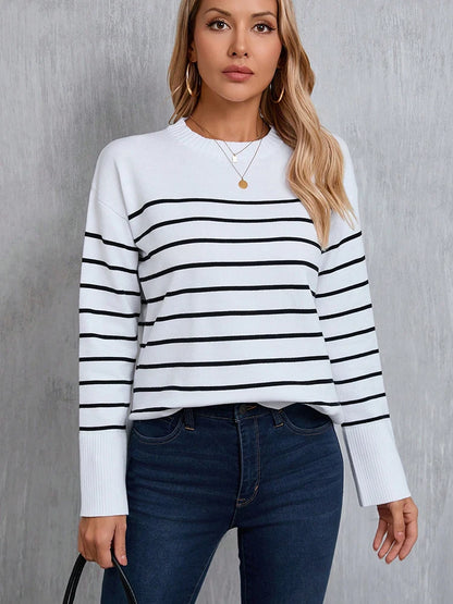 Stripe Cashmere Sweater