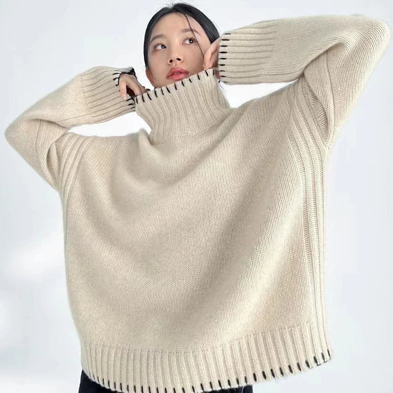 Oversized cashmere sweater