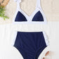 String Lovely Bikini 2024 Women High Waist Swimsuit Solid Vintage Swimwear Female Bathers Bathing Swimming Suit Summer Beachwear