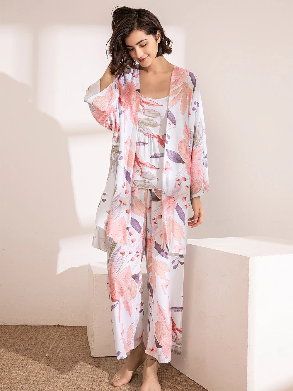 Plus Size S-XL Women Pyjama Set Loungewear Loose Comfortable Women Pyjamas Outfits