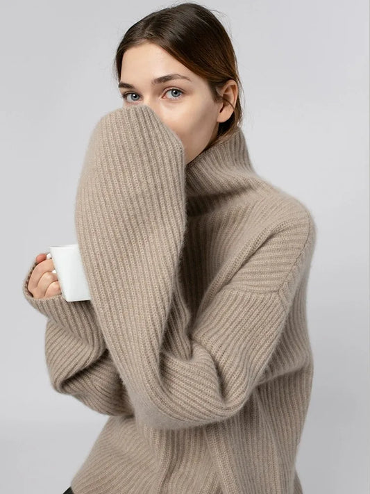 Oversized cashmere sweater