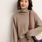 Turtleneck cashmere pullover