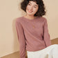 Women's pullover autumn/winter 100% pure cashmere sweater casual knitted sweater round neck loose Tops basic versatile Blouse