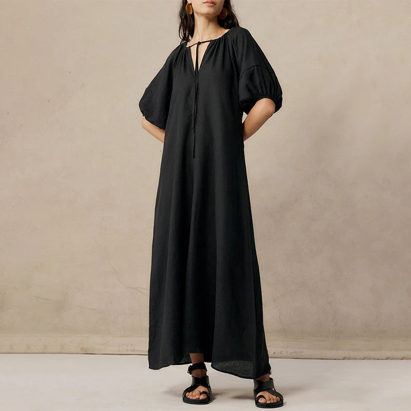 Minimalist cotton dress