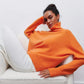 Wixra 2023 Autumn Winter Women's Sweater Pullover  Basic  Turtleneck Oversize Jumper  Knitted Sweaters for Women