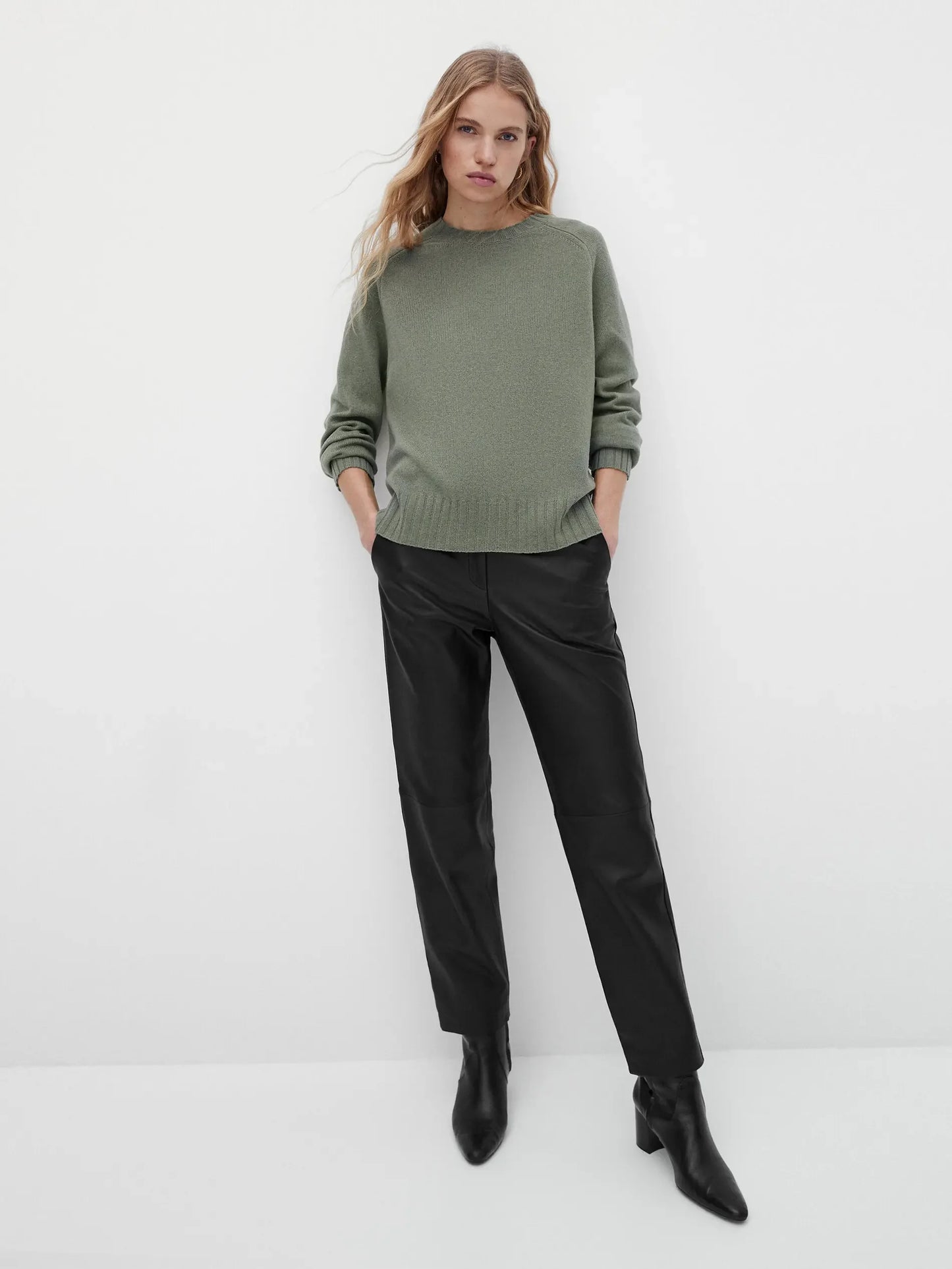 Ethereal  MD 2023  winter new style of Women's casual side button-down wool-blend top knitwear