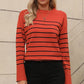 Stripe Cashmere Sweater